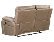 Parker Living Theon - Stokes Toffee Manual Reclining Sofa and Loveseat