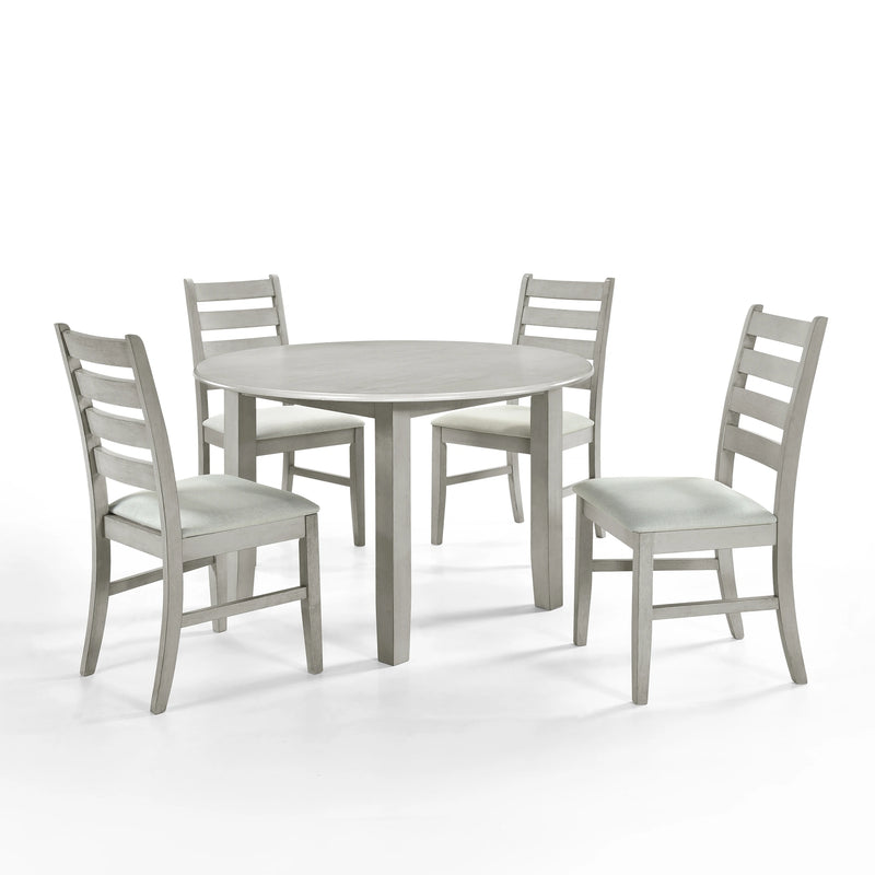 PASCAL 47" ROUND DINING TABLE-DRIFTWOOD