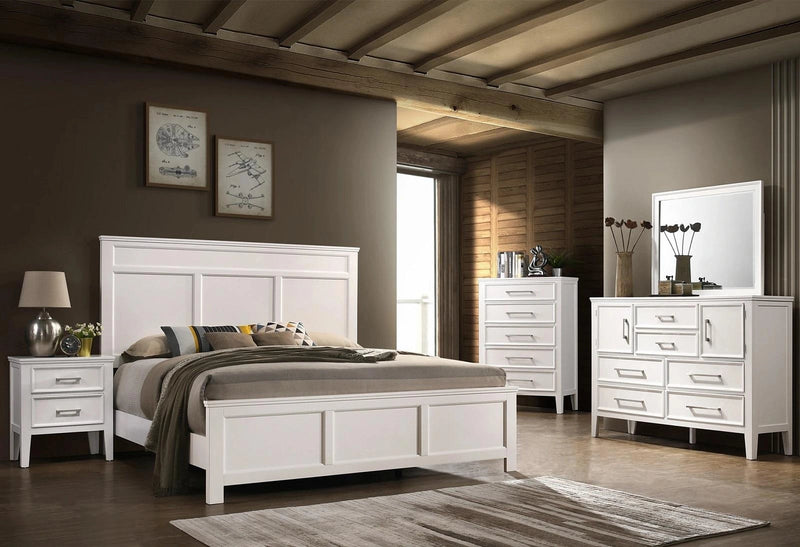 New Classic Furniture Andover 5 Drawer Chest in White