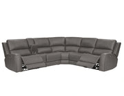 Parker Living Belmont 6 Piece Zero Gravity Power Reclining Sectional with Power Adjustable Headrests