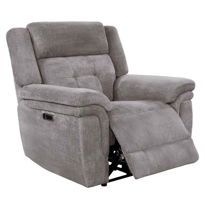 Parker Living Richland - Bristol Grey Power Reclining Sofa and Two Recliners