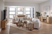 Parker House Escape Round End Table with Shelf