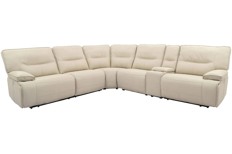 Parker Living Spartacus 6 Piece Modular Power Reclining Sectional with Power Adjustable Headrests