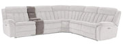 Parker House Furniture Cuddler Entertainment Console in Laurel Dove