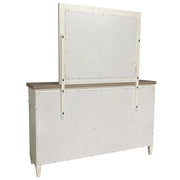 Parker House Americana Modern Bedroom King Shelter Bed 2 Nightstands Dresser with Mirror and Chest