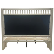 Parker House Americana Modern Bedroom Queen Shelter Bed 2 Nightstands and Dresser with Mirror