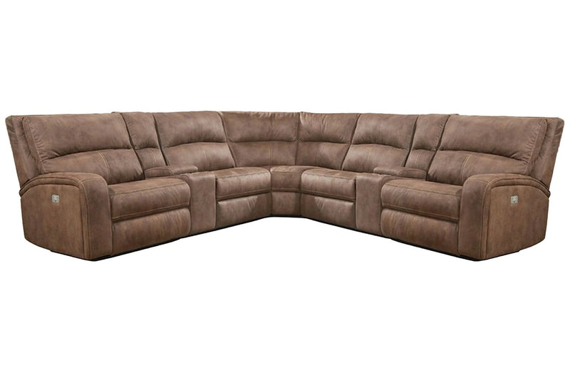 Parker Living Polaris 7 Piece Modular Power Reclining Sectional with Power Adjustable Headrests