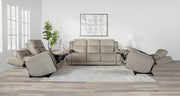 Parker Living Penfield - Frappe Power Reclining Sofa Loveseat and Recliner