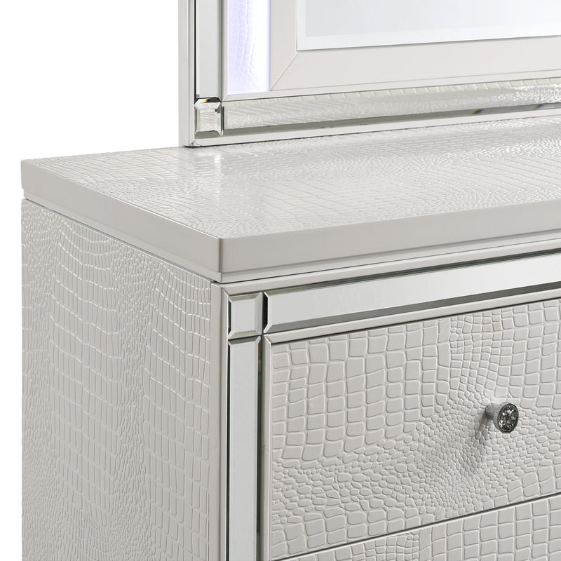 VALENTINO LIGHTED MIRROR-WHITE