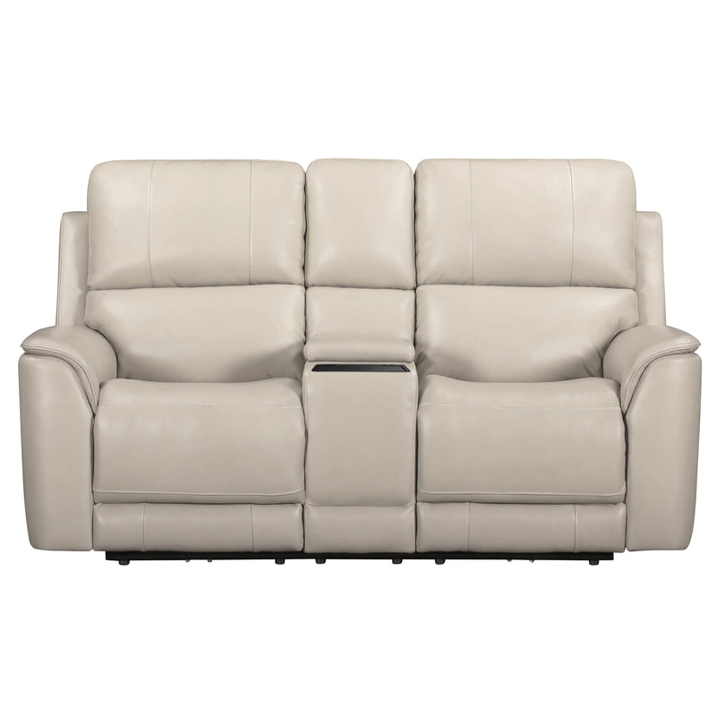 Parker Living Easton - Steamboat Brown Zero Gravity Power Reclining Tilt Console Loveseat P3