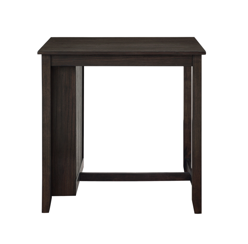 HESTON 36" STORAGE COUNTER TABLE SET W/2 CHAIRS-CHERRY