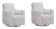Parker Living Turner Manual Swivel Glider Recliner Two Pack