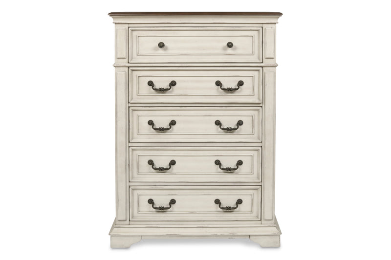 ANASTASIA CHEST - ANT. WHITE