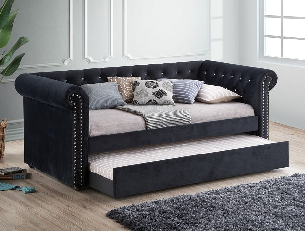 Ellie Daybed Back Front Rail Trundle