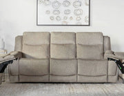 Parker Living Penfield - Frappe Power Reclining Sofa and Two Recliners