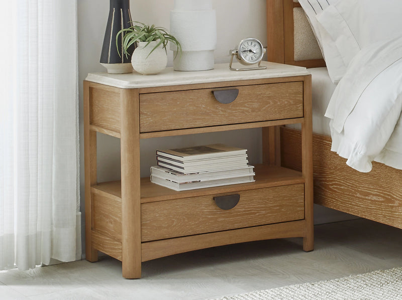 Parker House Escape - Bedroom Queen Poster Bed and Nightstand