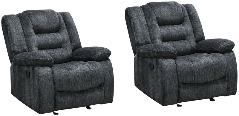 Parker Living Bolton - Misty Storm Glider Recliner Two Pack