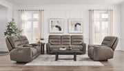 Parker Living Lawson - Sydney Brunette Power Zero Gravity Tilt Console Loveseat P2