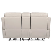 Parker Living Easton - Steamboat Brown Zero Gravity Power Reclining Tilt Console Loveseat P3