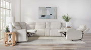 Parker Living Lancaster - Fluffy River Rock 6 Piece Zero Gravity Power Reclining Sectional with Power Adjustable Headrests