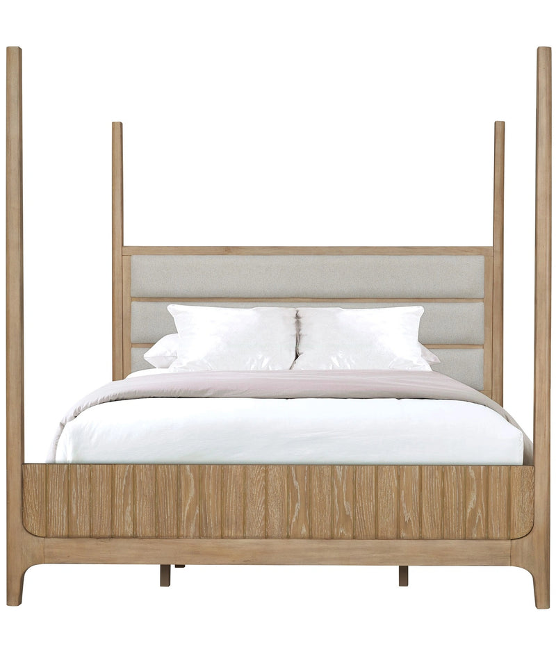 Parker House Escape - Bedroom Queen Poster Bed 2 Nightstands Dresser with Mirror and Chest