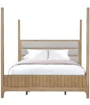 Parker House Escape - Bedroom Queen Poster Bed and Nightstand