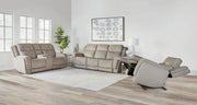 Parker Living Penfield - Frappe Power Reclining Sofa Loveseat and Recliner