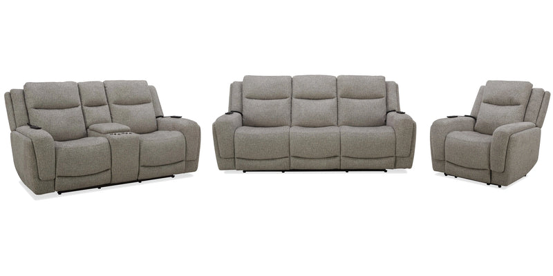 Parker Living Penfield - Frappe Power Reclining Sofa Loveseat and Recliner