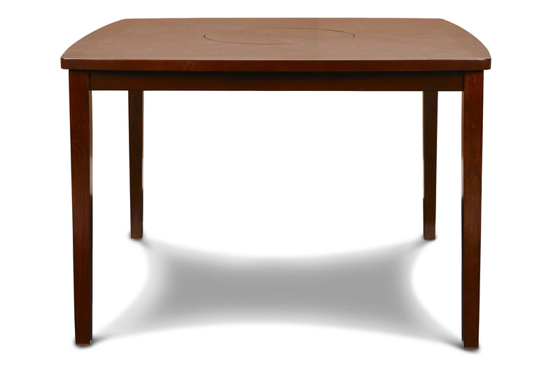 DIXON COUNTER TABLE W/LAZY SUSAN - ESPRESSO