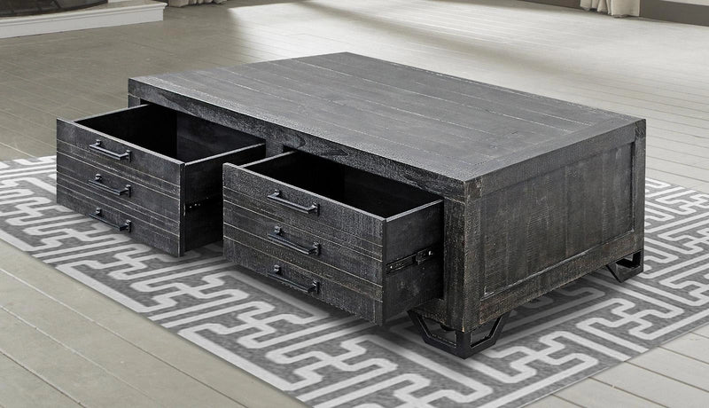 Parker House Veracruz Cocktail Table in Rustic Charcoal