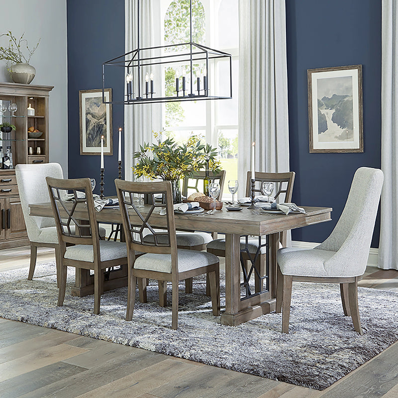 Parker House Sundance Dining - Sandstone Grid Back Dining Chair (2/CTN Sold in pairs)