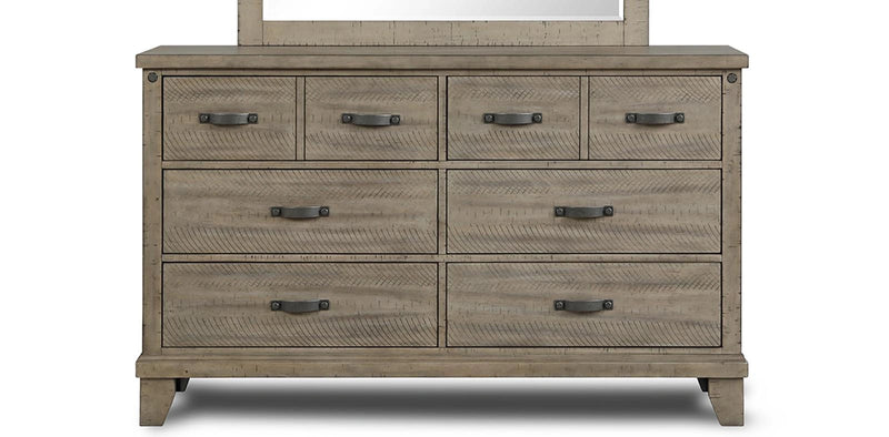 New Classic Furniture Marwick 8 Drawer Dresser in Sand