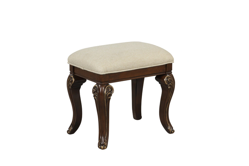MONTECITO VANITY STOOL - CHERRY
