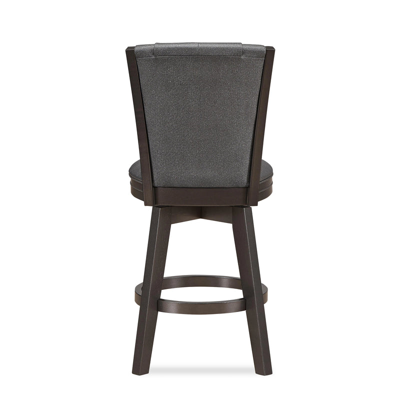 DIVA 24" SWIVEL COUNTER STOOL-GLITTER GRAY