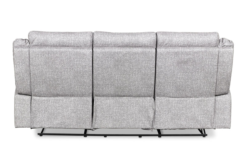 GRANADA DUAL RECLINER SOFA-GRAY
