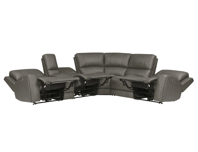 Parker Living Belmont 6 Piece Zero Gravity Power Reclining Sectional with Power Adjustable Headrests