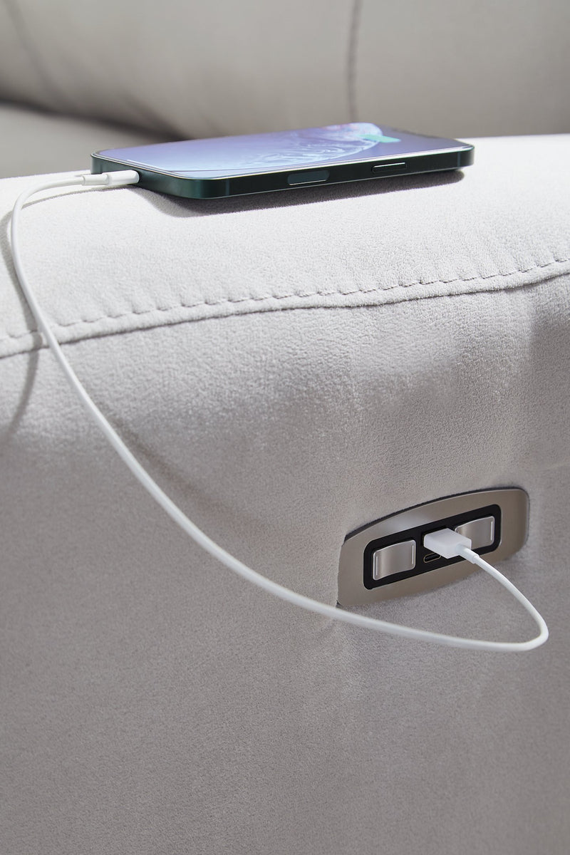 Social Pointe Reclining Loveseat