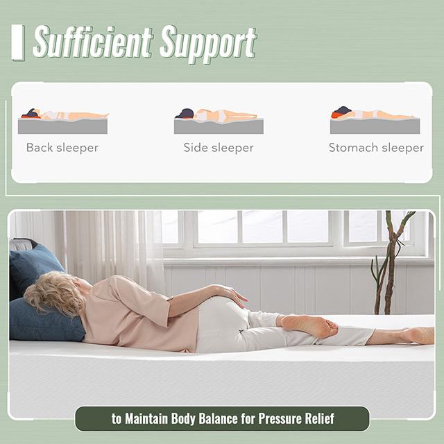 Coreopsis 8" E.King Memory Foam Wave Comfort