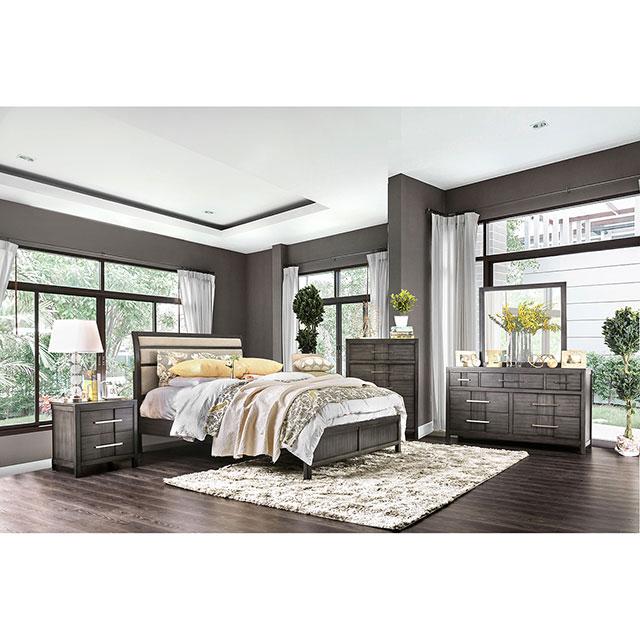 Berenice Dresser White, Gray, & Espresso