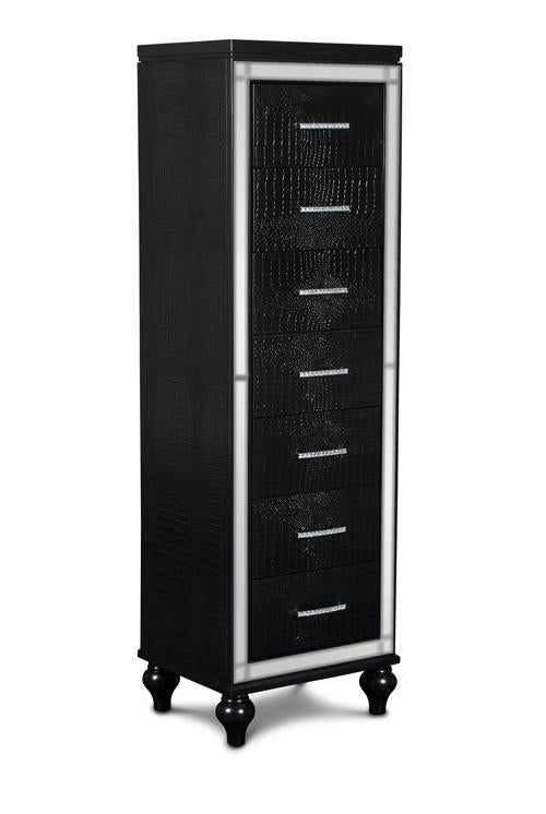 New Classic Furniture Valentino Lingerie Chest in Black