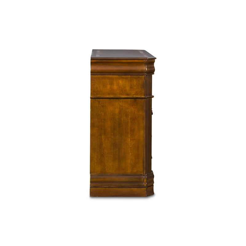 SHERIDAN MEDIA CHEST- BURNISHED CHERRY