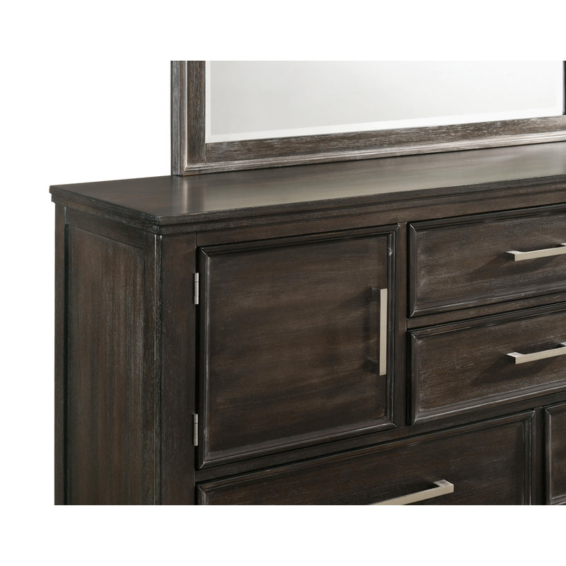 ANDOVER MIRROR-NUTMEG