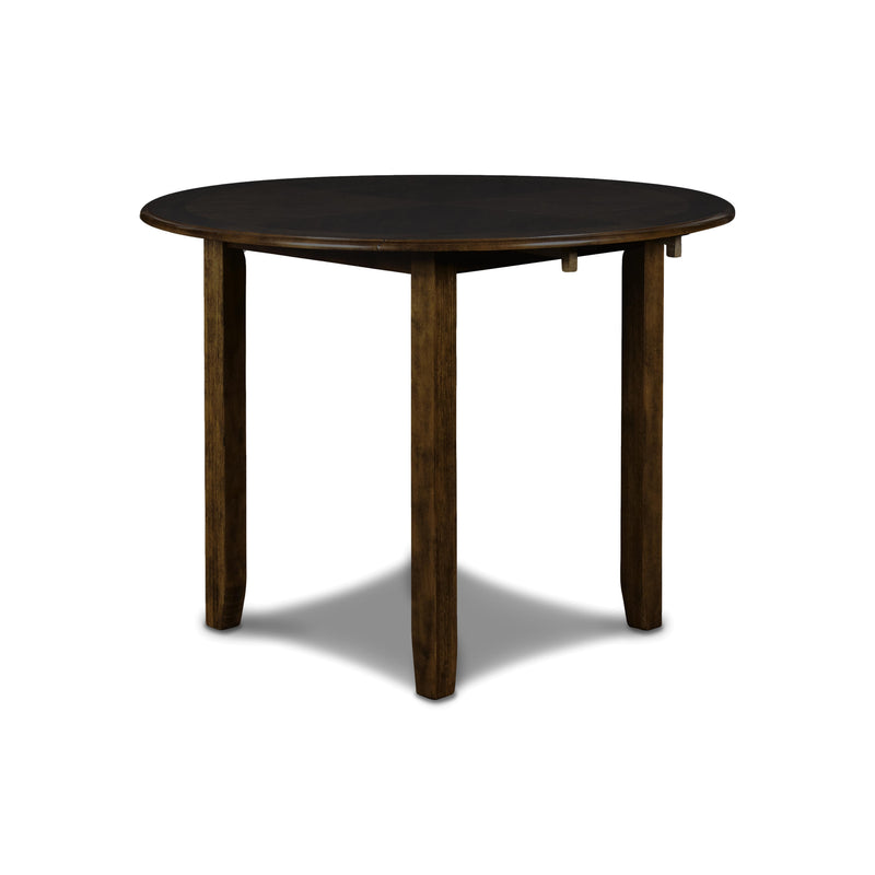 GIA 42" DINING DROP LEAF TABLE W/2 CHAIRS-BROWN