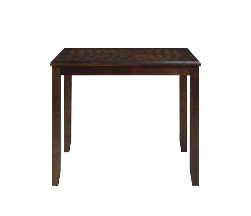 GIA 5PC 42" SQUARE COUNTER TABLE & 4 CHAIRS-CHERRY