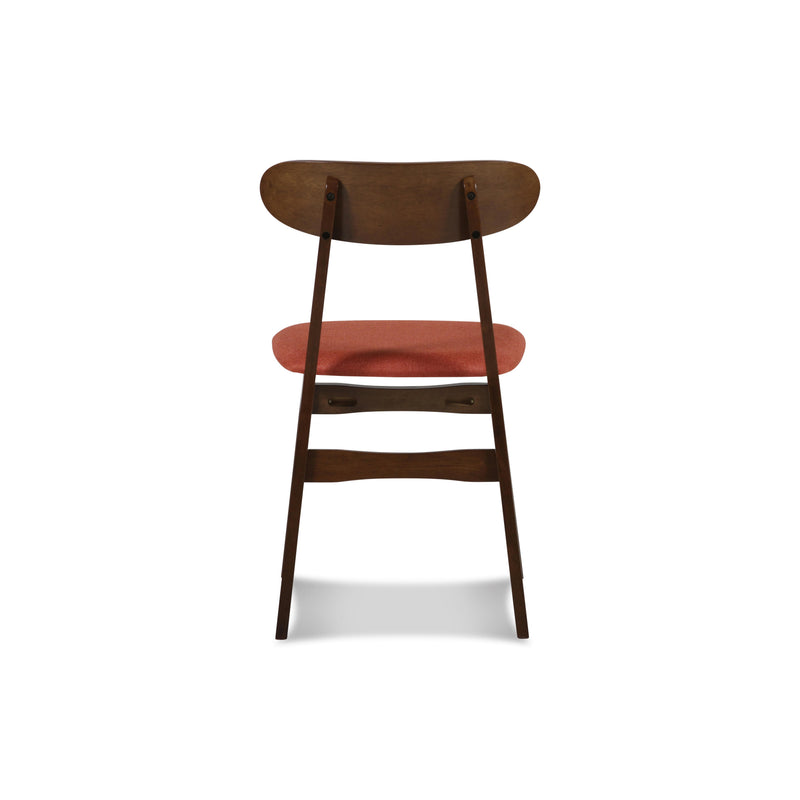 MOROCCO DINING CHAIR W/ORANGE SEAT CUSHION
