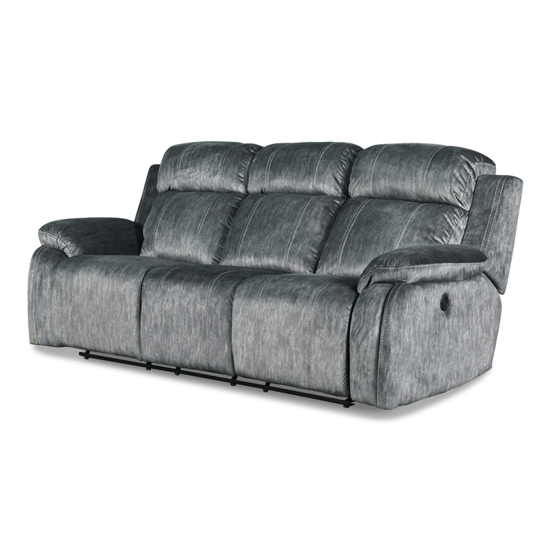TANGO DUAL RECLINER SOFA W/PWR FR-SHADOW