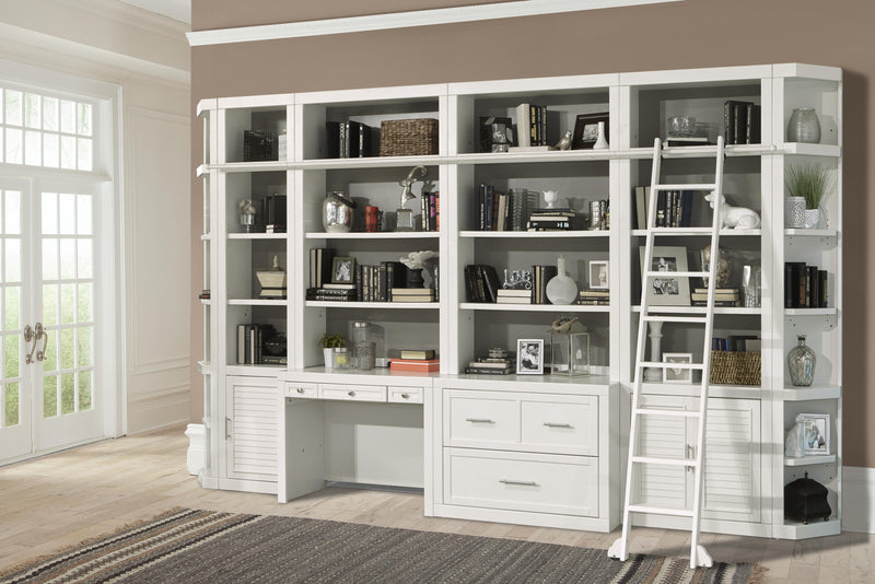 Parker House Catalina 9 Piece Library Wall in Cottage White
