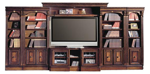 Parker House Huntington Expandable Inset Entertainment Wall in Vintage Pecan