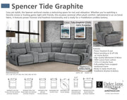 Parker House Spencer Power Left Arm Facing Recliner
