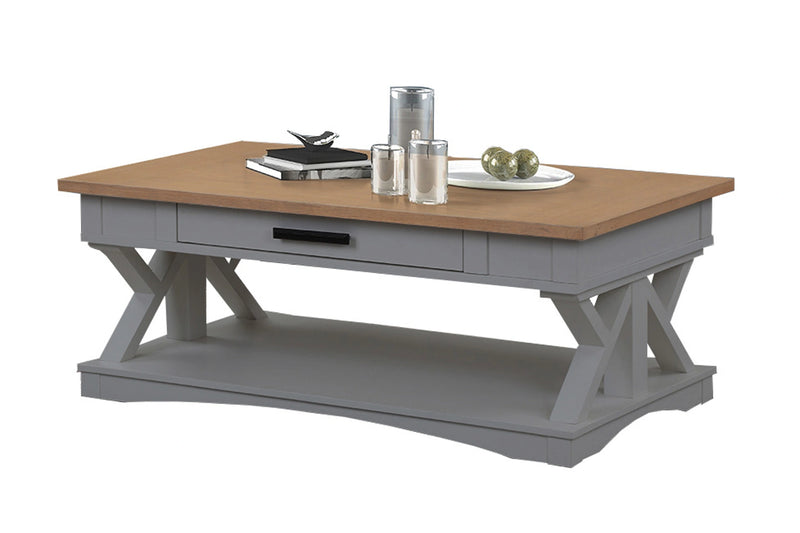 Parker House Americana Modern Cocktail Table with 2 End Tables
